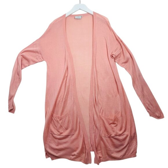KAFFE open cardigan  color light pink  KAFFE  3/4 length  size medium - Picture 3 of 12